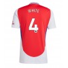 Arsenal Ben White #4 Hjemmedrakt 2024-25 Kortermet